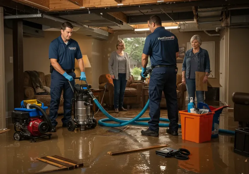 Basement Water Extraction and Removal Techniques process in Rosenberg, TX